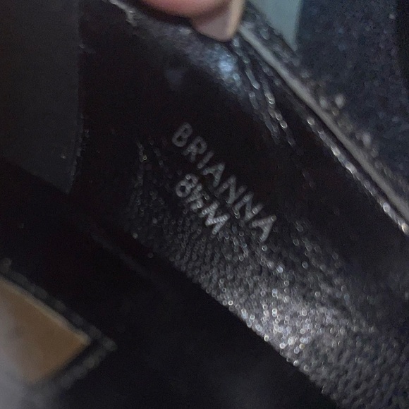 Tahari Brianna Black Patent Tip Leather T-Strap Heels, Size 8.5M - Picture 11 of 12